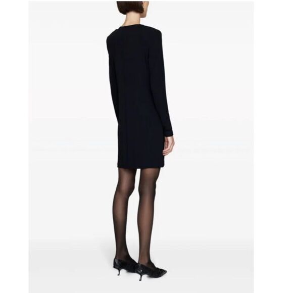 NWT Anine Bing Amaya Mini Black Dress Size XS - Picture 5 of 11